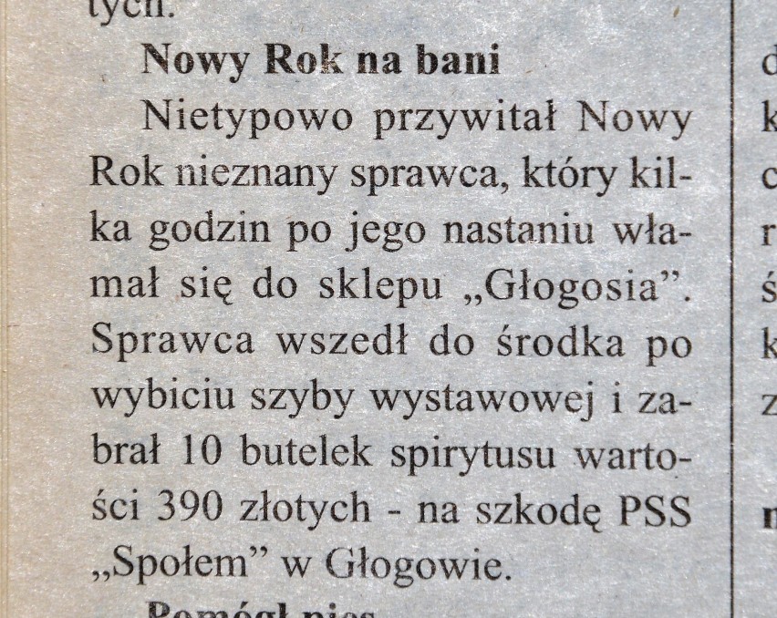 Tak się kradło 21 lat temu w Głogowie i Polkowicach. Łupem padały kury, ziemniaki, wódka, a nawet slipki