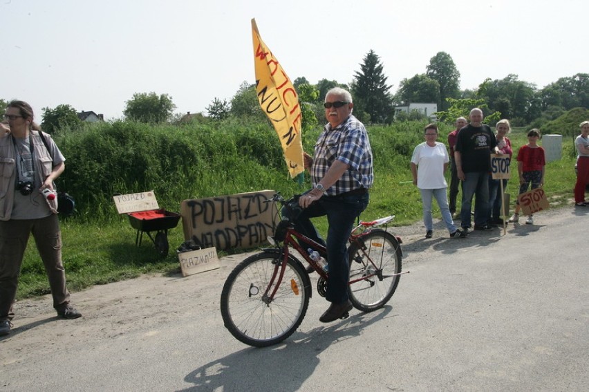 Protest w Legnickim Polu (ZDJĘCIA)