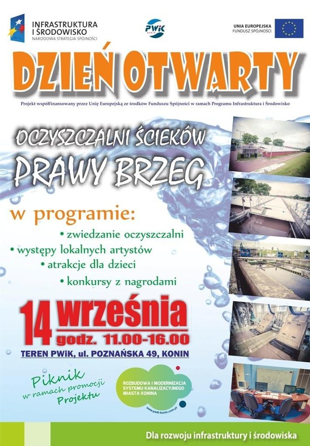 Dzień Otwarty Oczyszczalni Ścieków "Prawy Brzeg" w Koninie