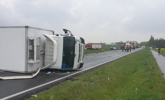 W wypadku na DK nr 25 w okolicach Gościeradza zginął 67-letni kierowca citroena C5.