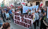 Kraków: manifestacja antyrządowa przeciwko rządom Donalda Tuska [ZDJĘCIA]