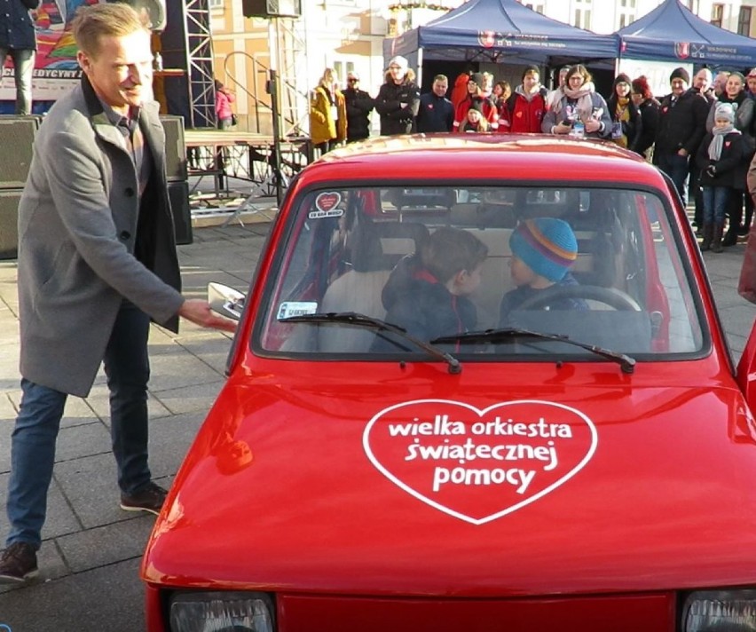 WOŚP 2020. Wadowice. Można było, tak jak pan Tomasz z...