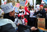 Katowice: Protest nauczycieli przeciw reformie oświaty [ZDJĘCIA, WIDEO]