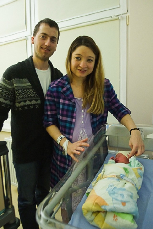 Gabriel - pierwszy tarnowianin urodzony w 2014 roku.