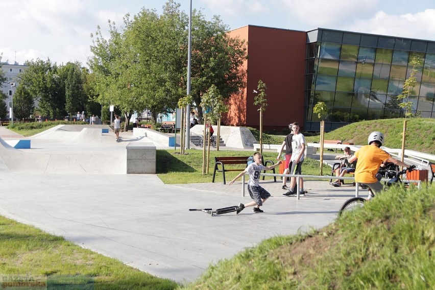 Włocławek. Skatepark na Słodowie w końcu otwarty. Świetny...