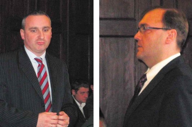 Daniel Cicharski oraz Piotr Ruta decyzją radnych w tajnym głosowaniu zostali wybrani na wice starostę oraz starostę powiatu śremskiego