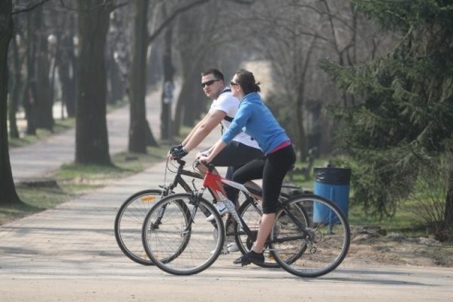 Zabawa rowerowa "Orientuj się" w Olsztynie