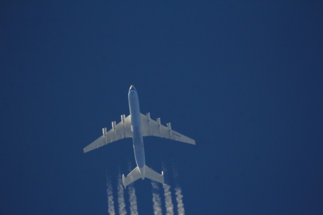 Antonow An-225 uchwycony nad Tarnowem w piątek (29 października) ok. godz. 13.30 w drodze do Kazachstanu