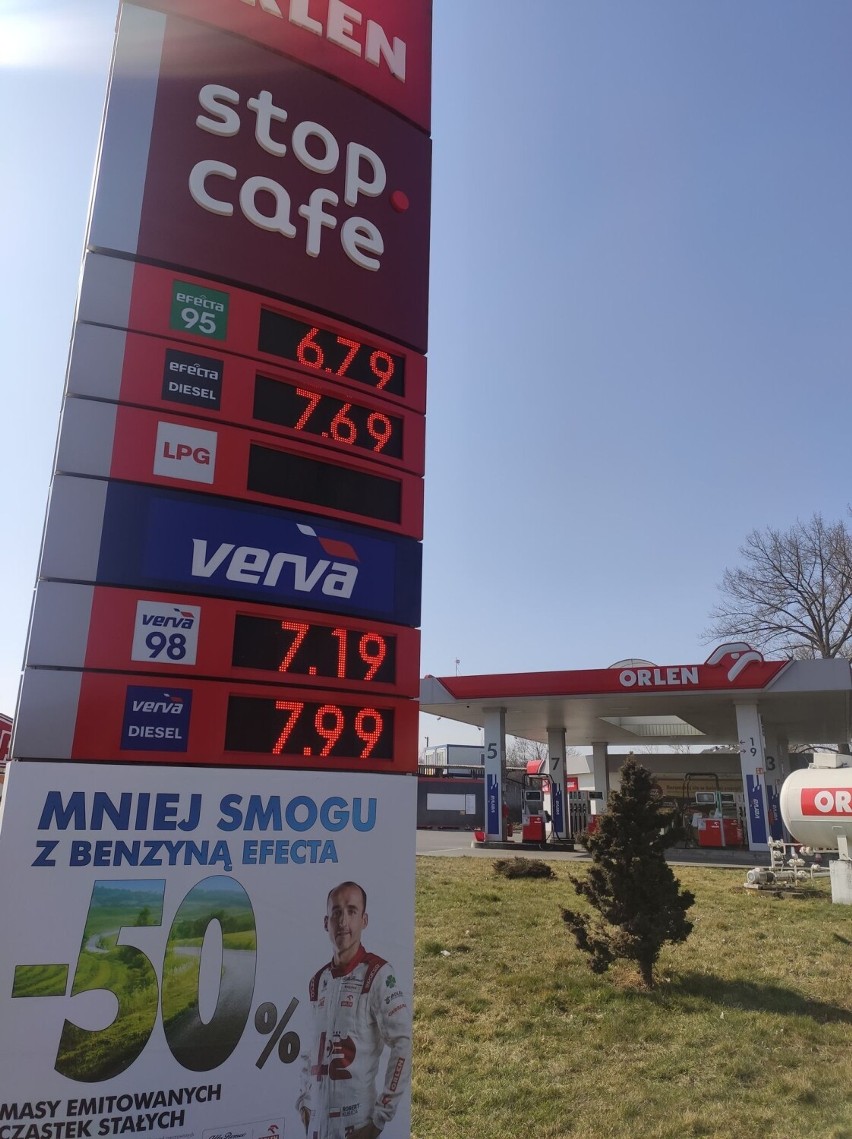 Ceny paliw w Zgorzelcu nadal wysokie, ale klientów na stacjach nie brakuje. Szczególnie tych niemieckich [25.03] 