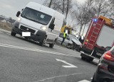 Kolizja w gminie Gołuchów. Dwa samochody osobowe zderzyły się Popówku