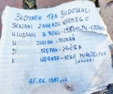 Niezwykła informacja od skazańców w butelce nad zalewem Karaś w Lubsku. List znaleziono po czterdziestu latach