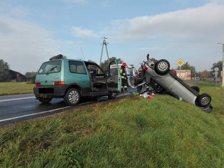 Wypadek na DK11 w Glinicy