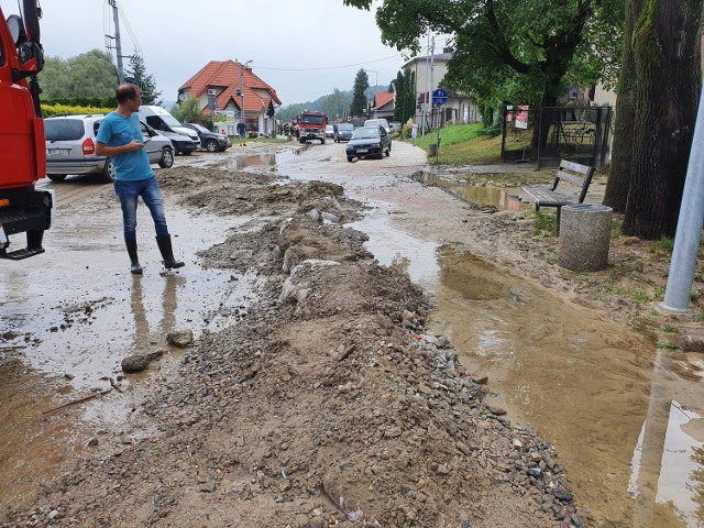 Głogoczów po powodzi