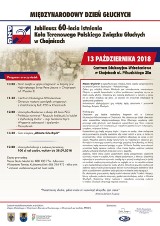 Chojnice. Jubileusz 60-lecia Polskiego Związku Głuchych z wizytą w "Mieście Głuchych" - już w sobotę (13.10.)