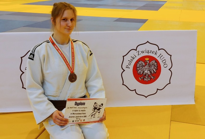 Martyna Nolewajka (GKS Czarni Bytom) zdobyła brązowy medal...