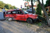 Wypadek w Jedwabnie. Dwie osoby w szpitalu