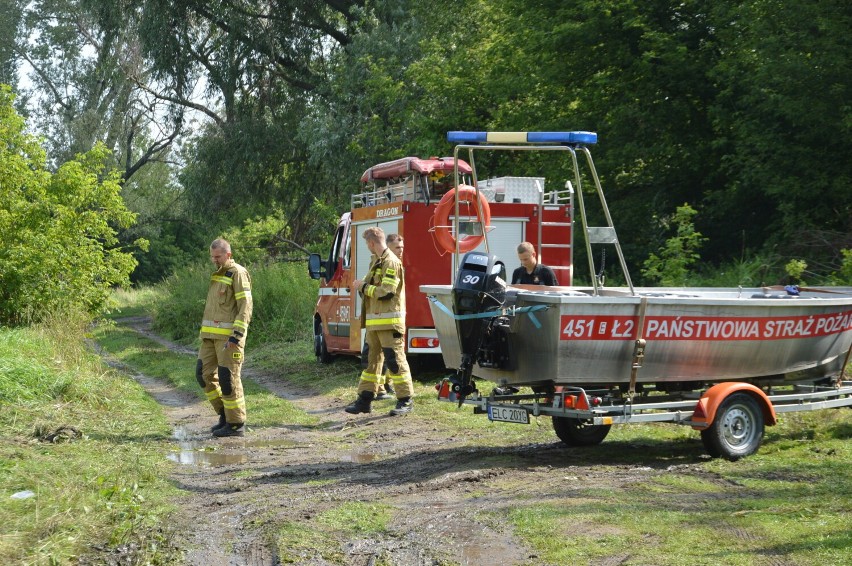 Tragedia na rzece Bzurze w Bednarach pod Łowiczem. Trwają poszukiwania 13-latka