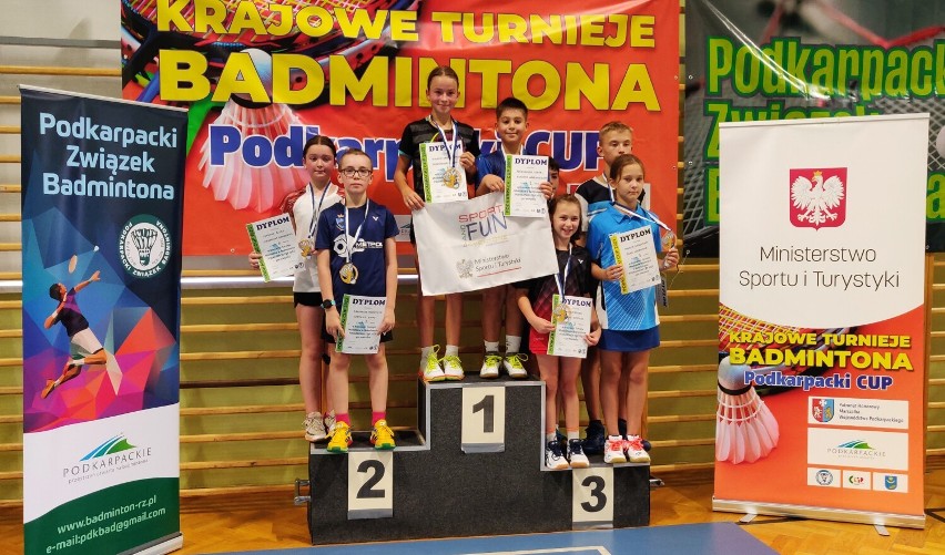 Sukces Olka Bandrowicza w Krajowym Turnieju Młodzika Młodszego w badmintonie