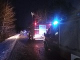 Wypadek w Kistowie - zderzyły się trzy samochody, na drodze było ślisko ZDJĘCIA