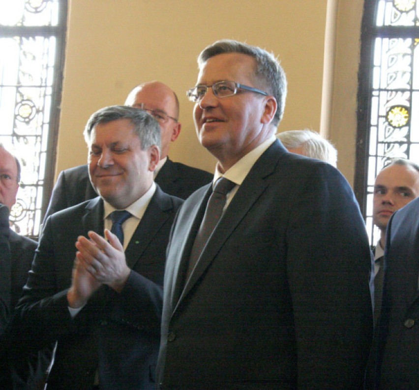 W marcu prezydent Bronisław Komorowski odwiedził Wrześnię....