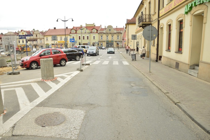 Zachodnia pierzeja Rynku w Bochni