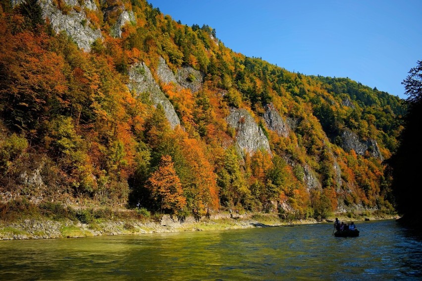 Spływ przełomem Dunajca to jedna głównych atrakcji regionu....