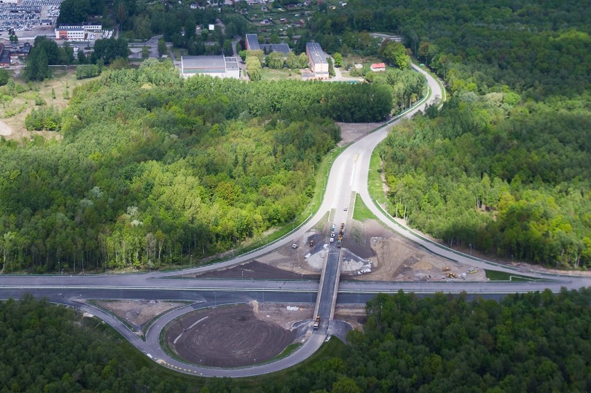 Budowa DTŚ w Zabrzu (maj 2014)