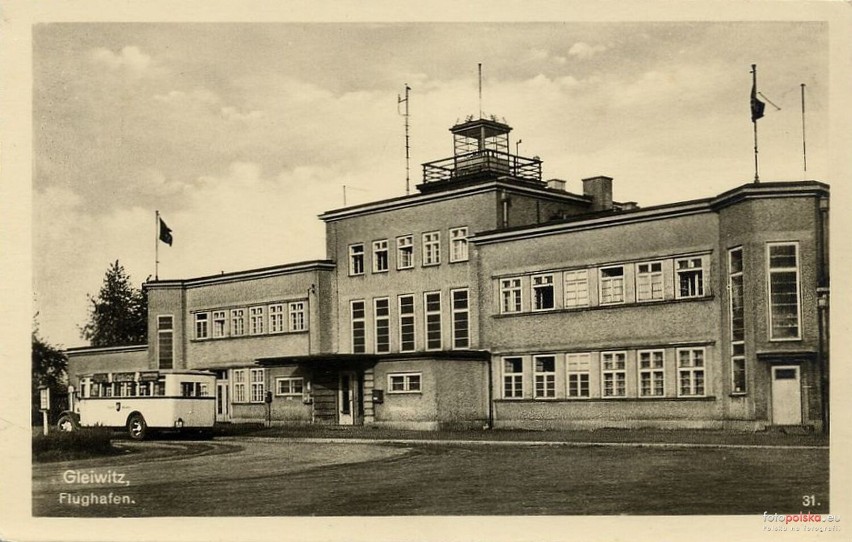 Lata 1930-1939, Lotnisko w Gliwicach.