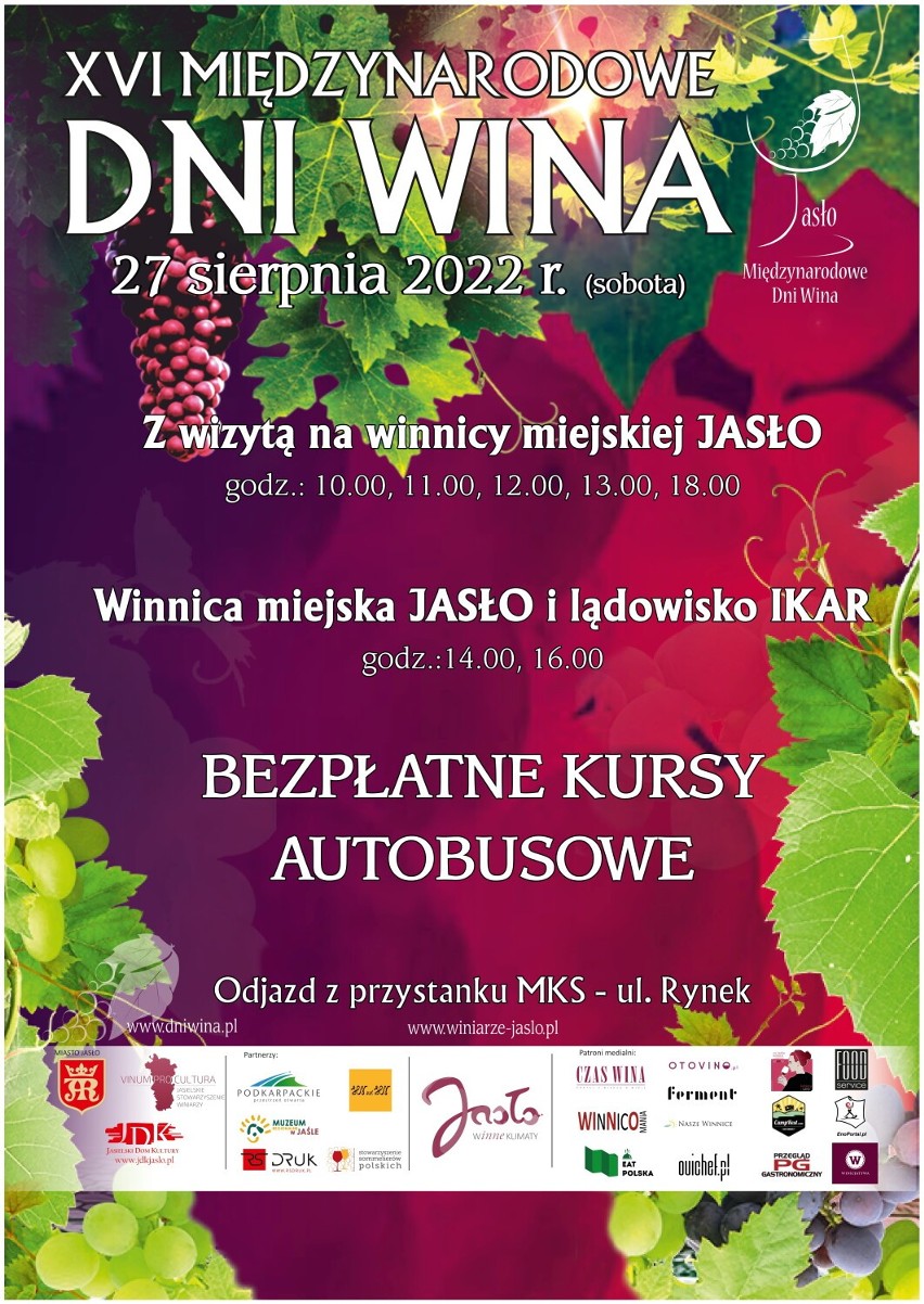 Enoturystyczny weekend w Jaśle. Międzynarodowe święto wina