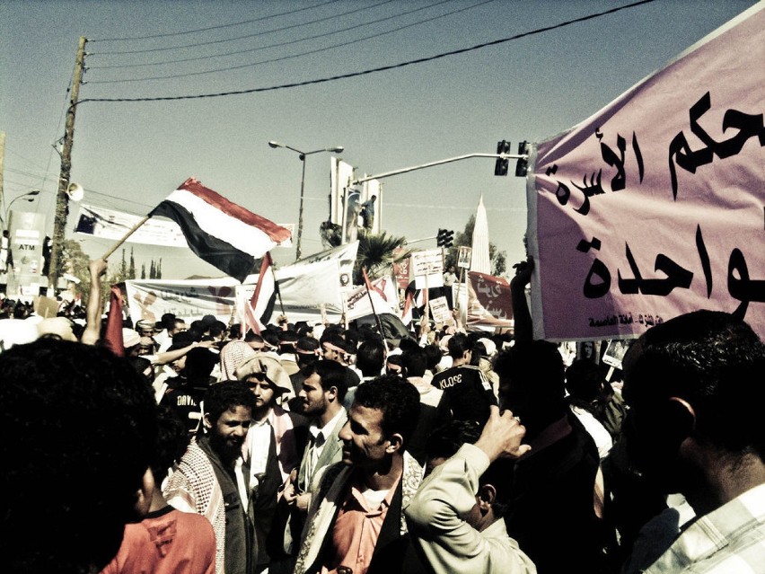 Protesty w Jemenie 3 lutego 2011 r....