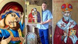 Marek Sawczuk, artysta z Beskidu Niskiego, pisze piękne ikony. Wystawę jego prac prezentuje Muzeum - Pałac w Dukli