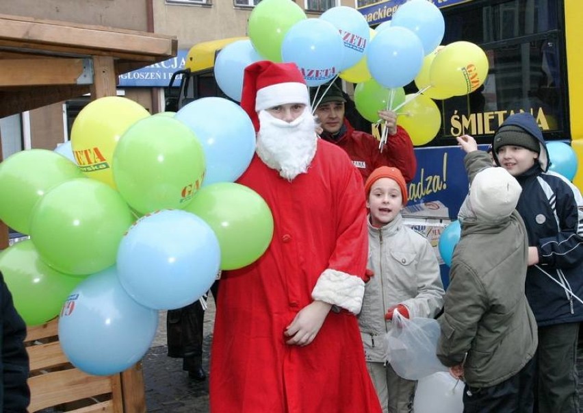 Grudziądz. Zdjęcia grudziądzan ze Świętym Mikołajem z 2008 roku [archiwalne zdjęcia - 15.12.2020]