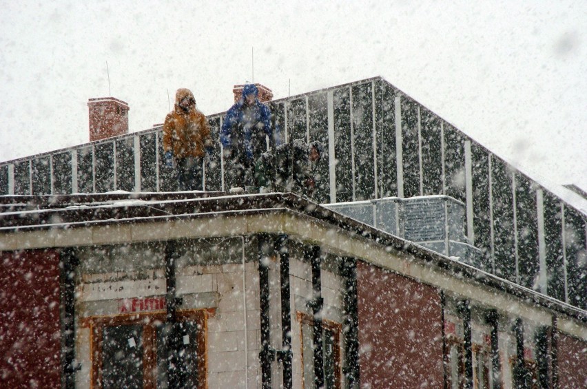 Zima w Słupsku: Pierwsza śnieżyca podczas tegorocznej zimy [FOTO]