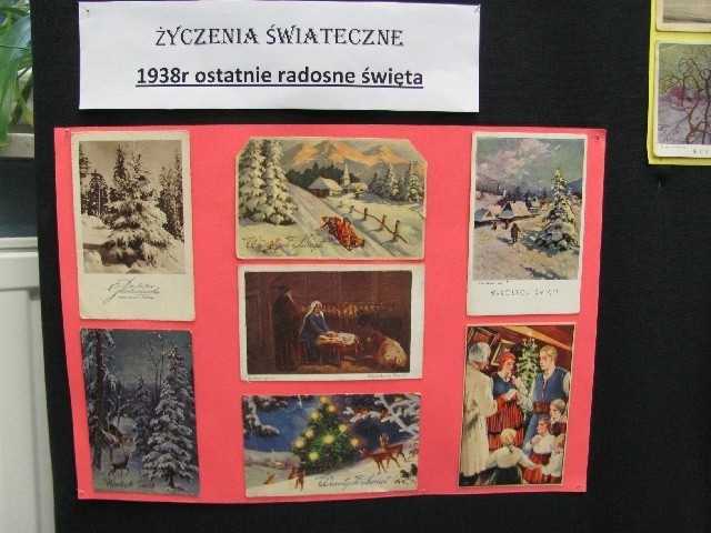 W bibliotece w Żarkach Letnisku można oglądać wystawę kartek świąteczno-noworocznych