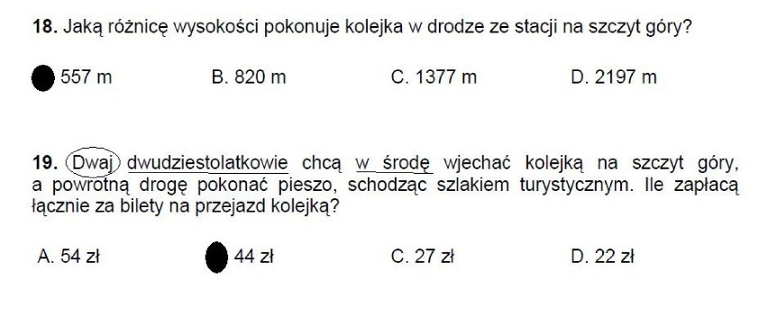 Test szóstoklasisty 2014 z CKE 1.04.2014. Sprawdzian...