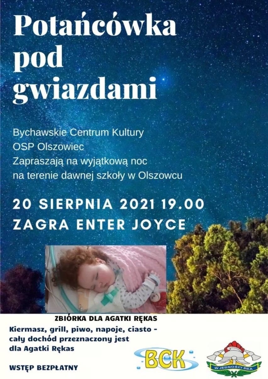 Gmina Bychawa: Potańcówka pod gwiazdami w piątek. Wszystko w słusznej sprawie