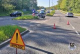 Wałbrzych: Zderzenie samochodu osobowego i motocykla na ul. Bystrzyckiej