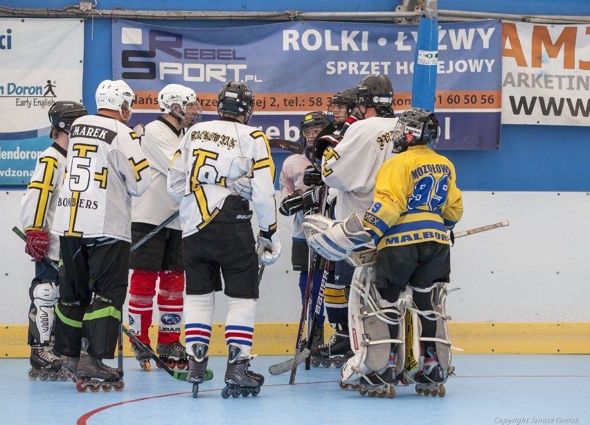 Hokej na rolkach w Malborku. Pierwsze mecze w ramach Regionalnej Ligi Hokeja na Rolkach