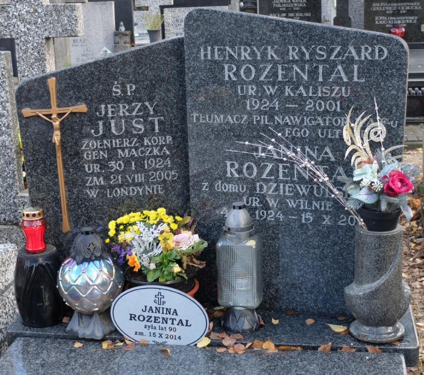 Nagrobek na cmentarzu bródnowskim.