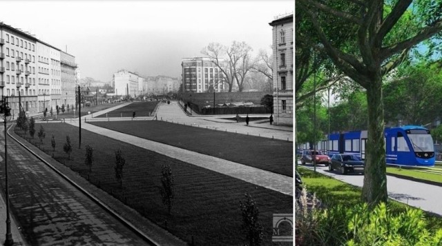 Czy Aleje Trzech Wieszczów wrócą do zagospodarowania z czasów swoich początków? Aktywiści proponują, by iść w tym kierunku.