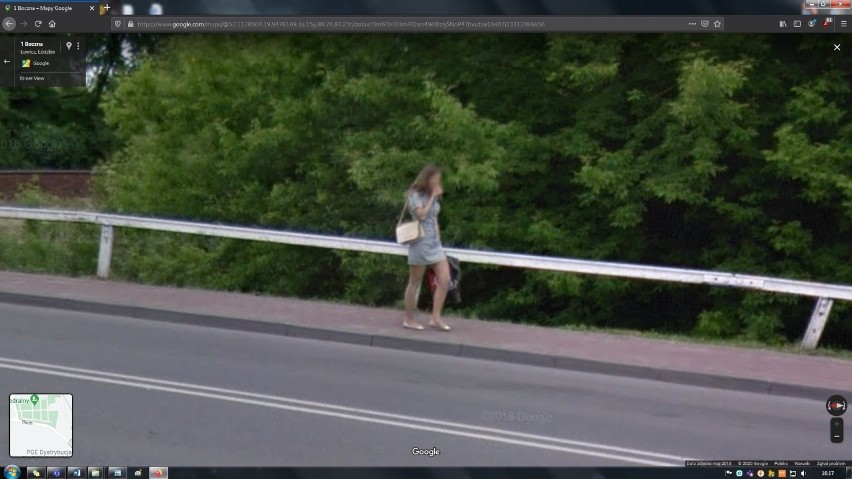 Mieszkańcy Korabki w Łowiczu na Google Street View. Kogo złapała kamera? [ZDJĘCIA]