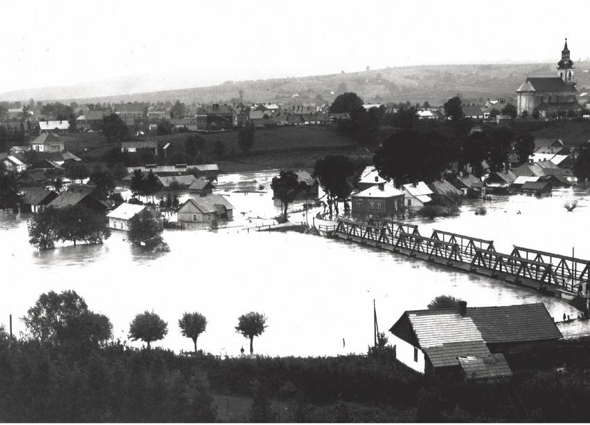 Powódź w Tuchowie, lipiec 1934 r.