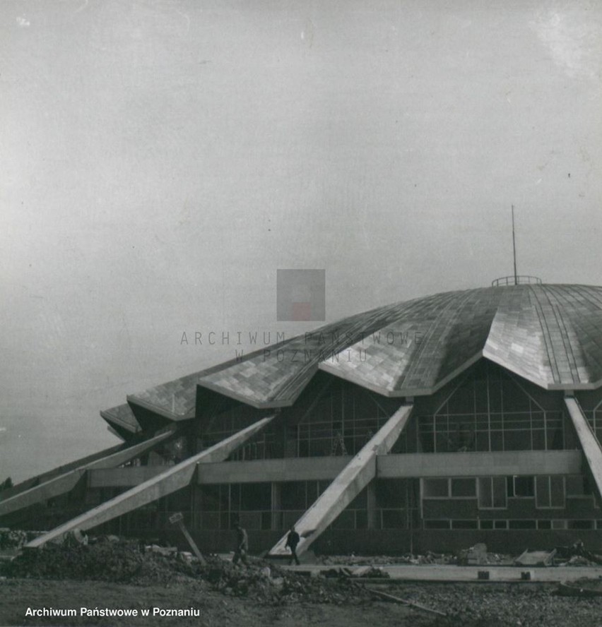 Arena: 41 lat temu w Poznaniu rozpoczęto budowę hali widowiskowo-sportowej [ZDJĘCIA ARCHIWALNE]