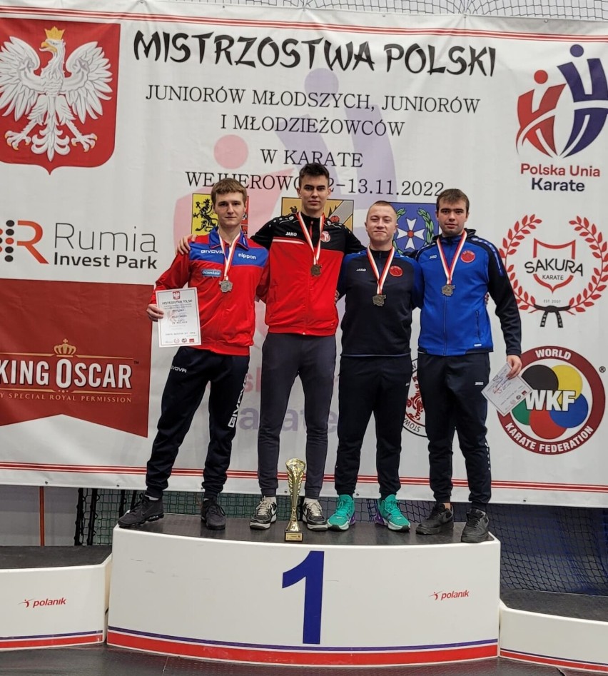 Trzy medale wywalczyli zawodnicy Pleszewskiego Klubu Karate podczas Mistrzostw Polski w Wejherowie