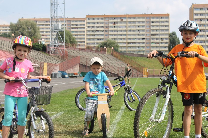 Złota Szprycha: Zawody rowerowe dla dzieci na Stadionie ZDJĘCIA