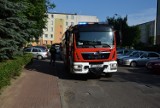 Strażacy interweniowali na os. Stare Sady w Wieluniu. Powodem był ulatniający się gaz[FOTO, WIDEO]