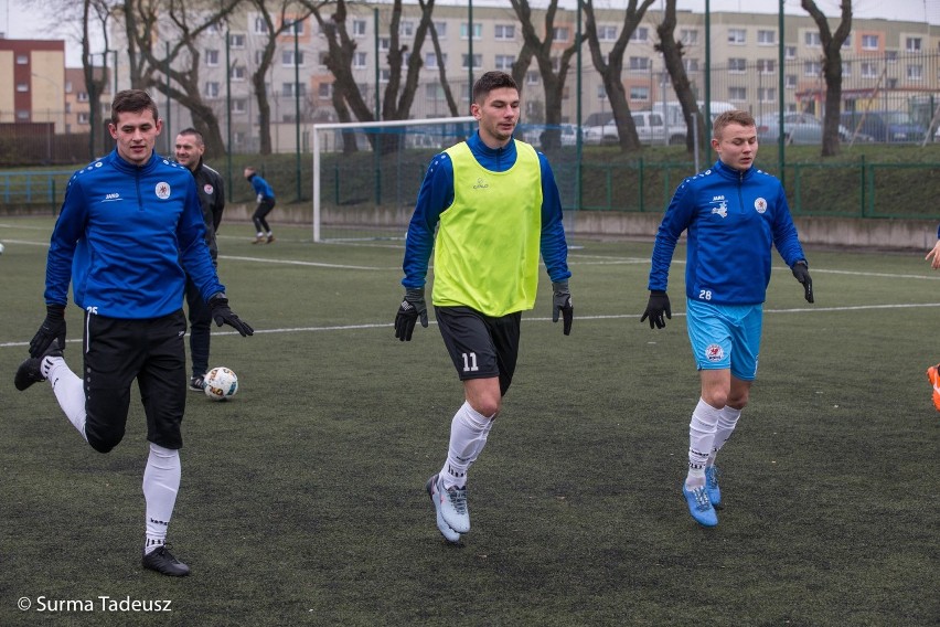 Sparing Błękitnych Stargard z Bałtykiem Koszalin [ZDJĘCIA]