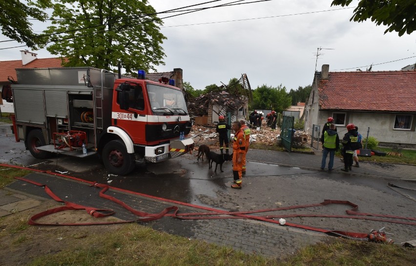 Wybuch gazu domu na Lawendowej w Łodzi