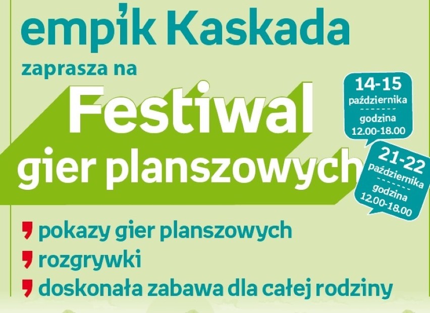Festiwal Gier Planszowych w Kaskadzie w Szczecinie. Będzie w czym wybierać!