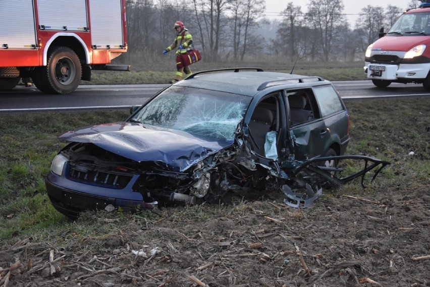 Wypadek na trasie Śrem - Zaniemyśl (DW 432)